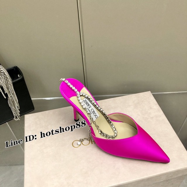 JlMMY CHOO吉米周高跟仙女鞋婚宴禮鞋系列時尚女士細跟鞋 dx2640